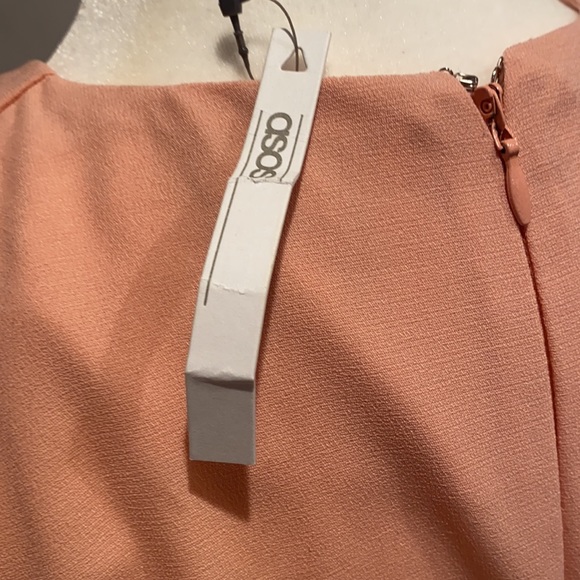 ASOS Pink Dress with Black waistband - Picture 5 of 6